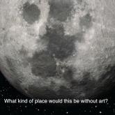 Plausible Artworlds on the Moon