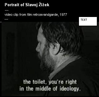 Portrait of Slavoj Zizek - video clip from retroavantguarde, 1977