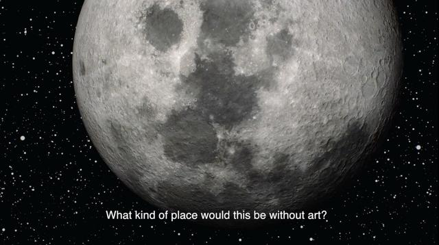 Plausible Artworlds on the Moon